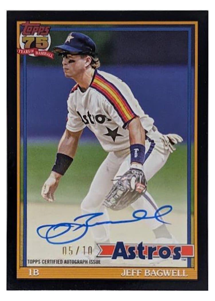 2026 Topps 1991 Topps Autographs Jeff Bagwell #91A-JB card