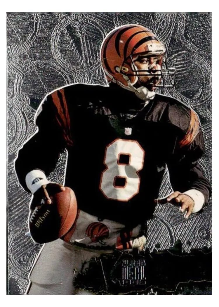 1996 Fleer Metal Jeff Blake #25PM card