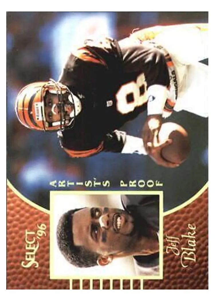 1996 Select Jeff Blake #31 card