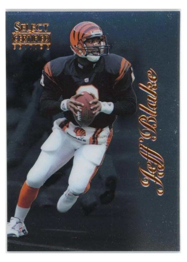 1996 Select Certified Jeff Blake #19 card