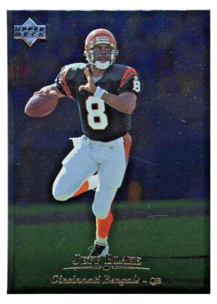 1996 Upper Deck Silver Jeff Blake #36 card