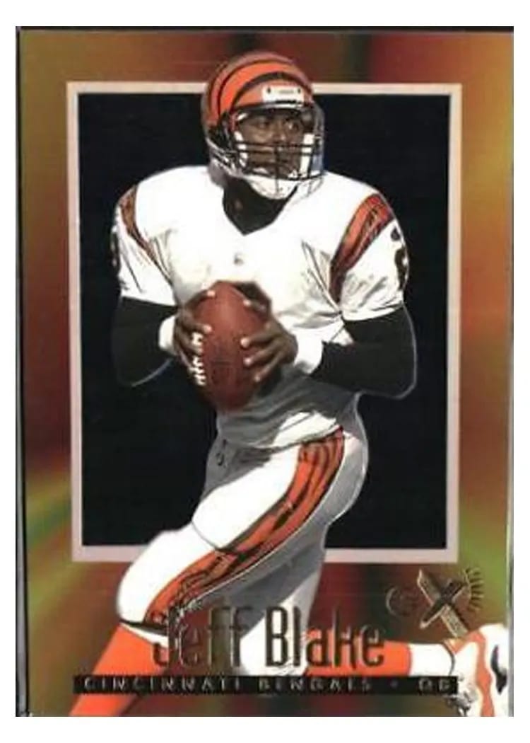 1997 Skybox E X2000 Jeff Blake #36 card