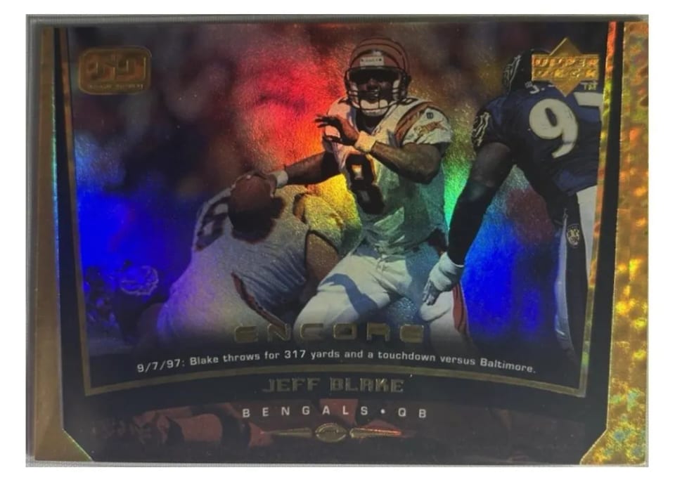 1998 Upper Deck Encore Jeff Blake #54 card