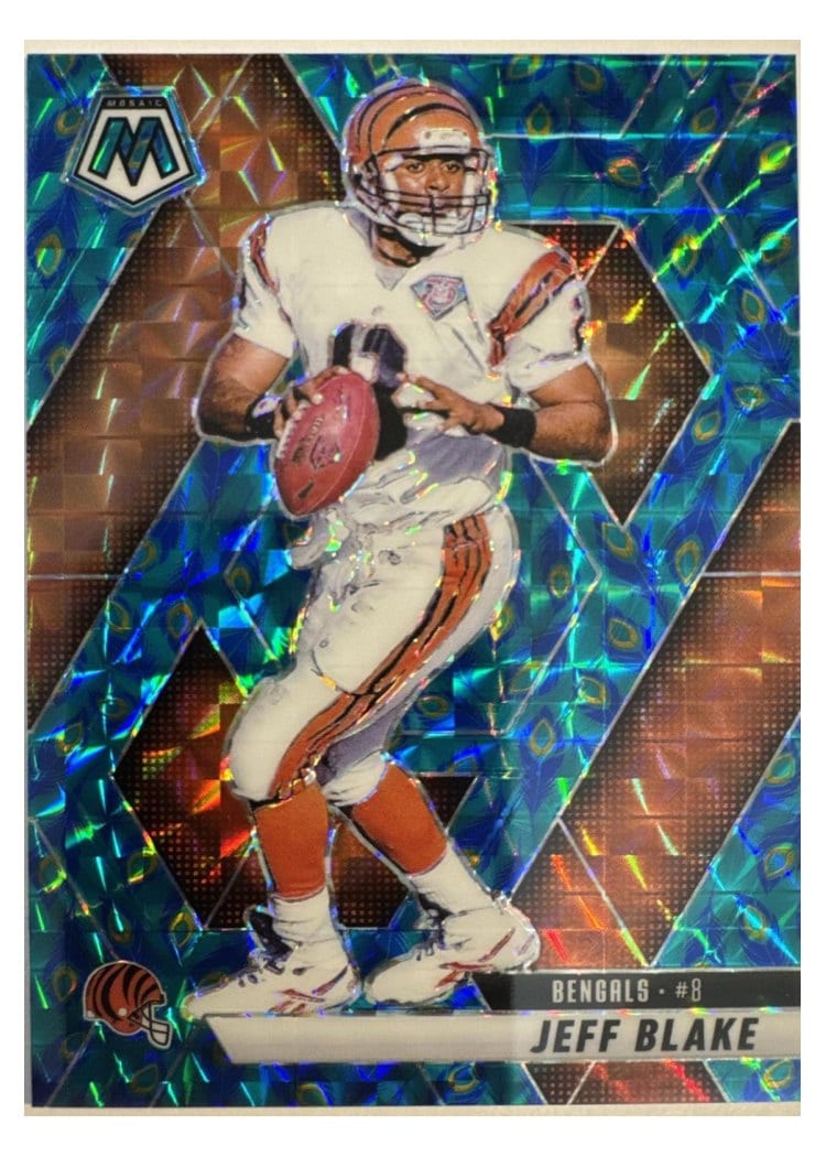 2025 Panini Mosaic Base Set Jeff Blake Choice Peacock #127
