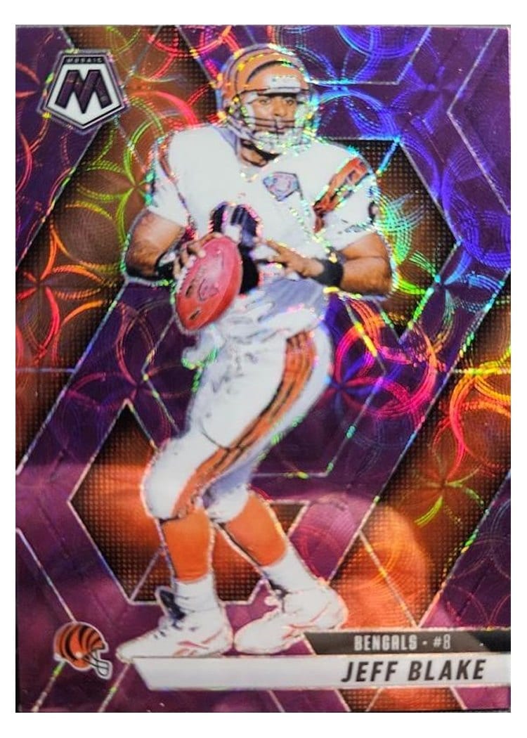 2025 Panini Mosaic Base Set Jeff Blake #127 card