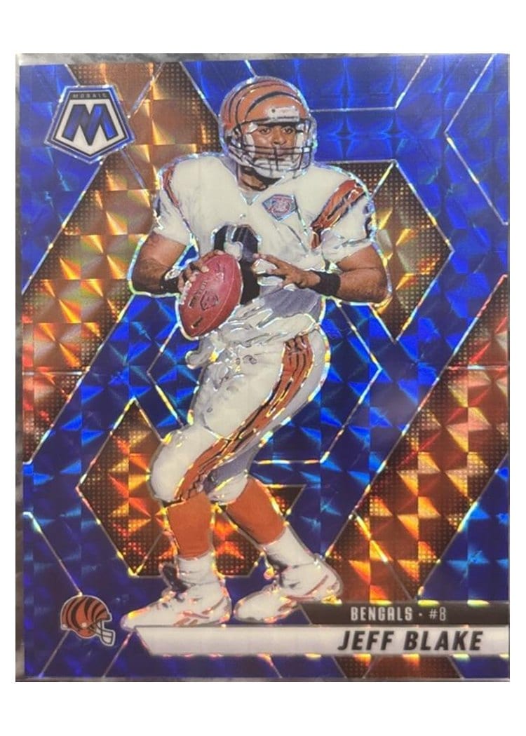 2025 Panini Mosaic Base Set Jeff Blake Blue #127 card
