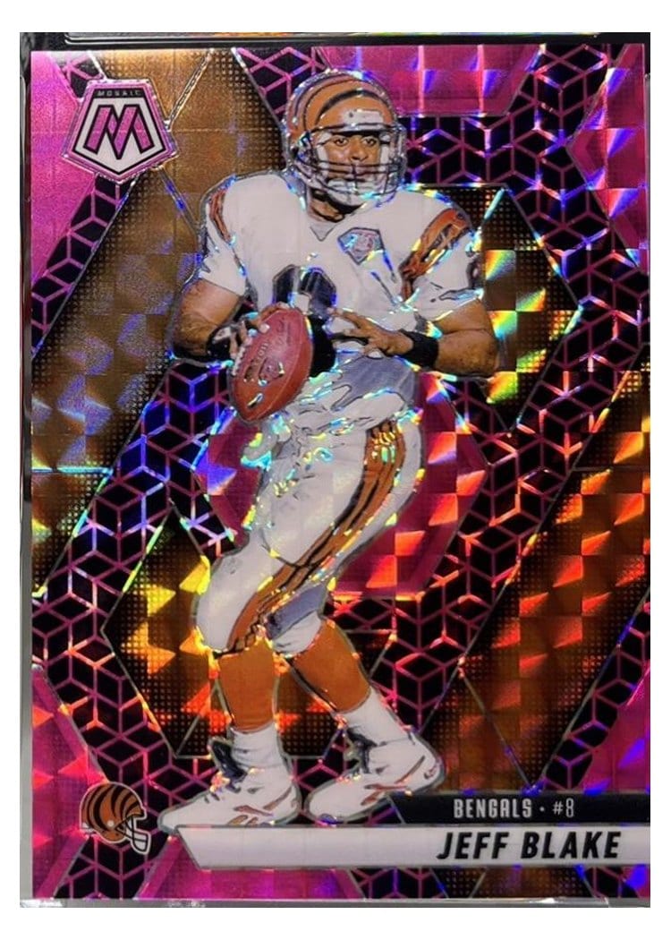 2025 Panini Mosaic Base Set Jeff Blake Pink Spectris #127