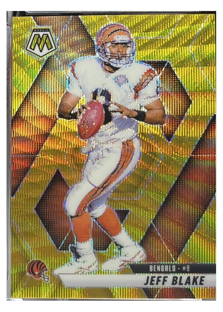 2025 Panini Mosaic Base Set Jeff Blake Gold Wave #127