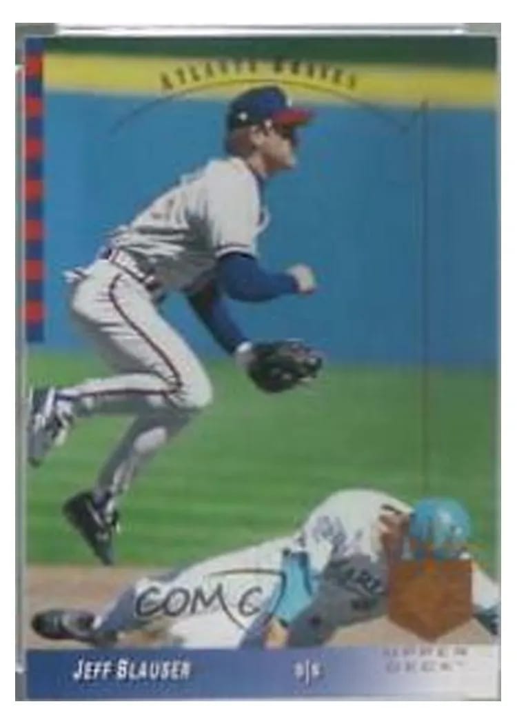 1993 SP Jeff Blauser #56 card
