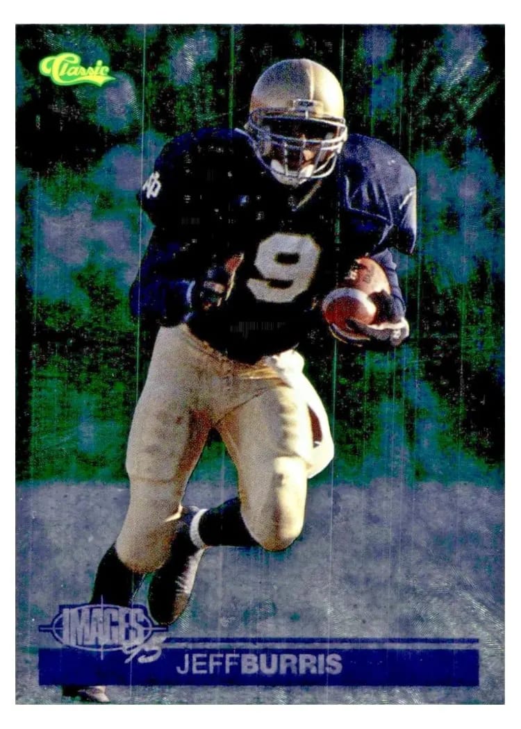 1995 Classic Images Jeff Burris #57 card
