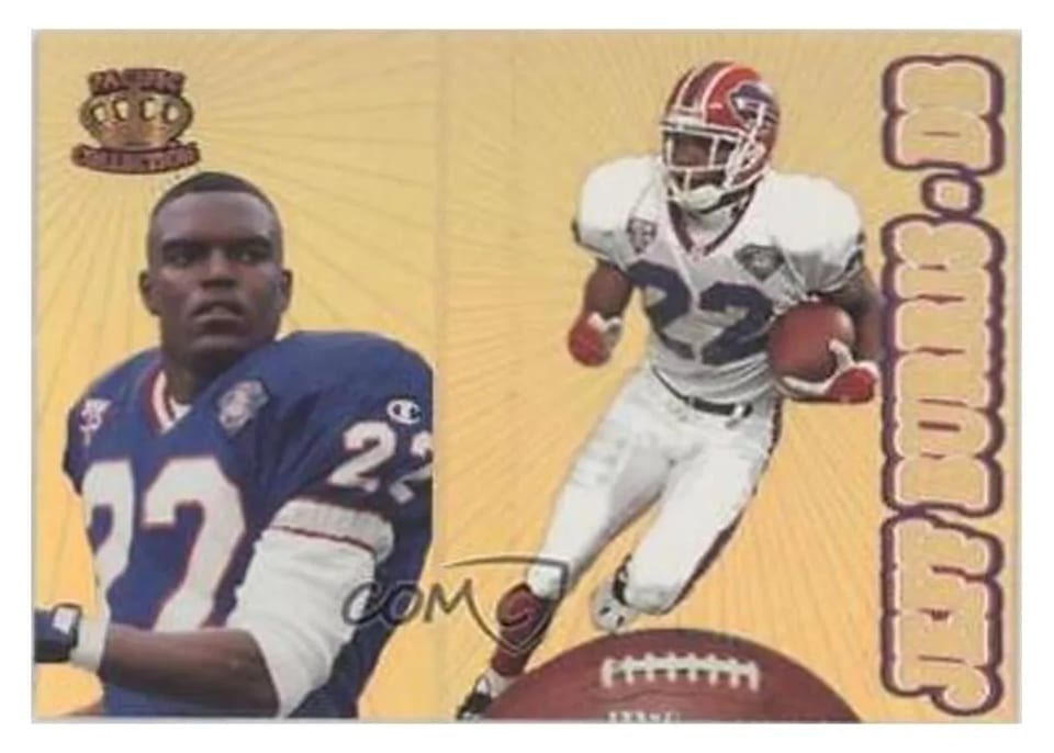 1995 Pacific Prisms Jeff Burris Gold #8 card