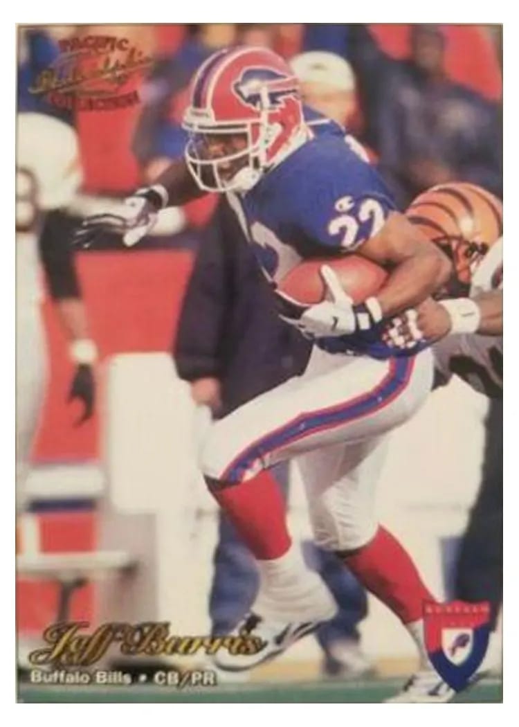 1997 Pacific Philadelphia Jeff Burris #35 card