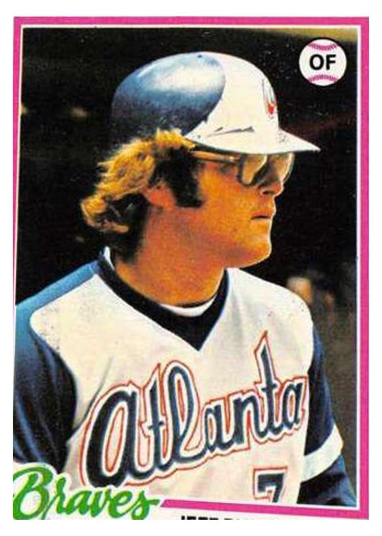 1978 Topps Jeff Burroughs #130 card