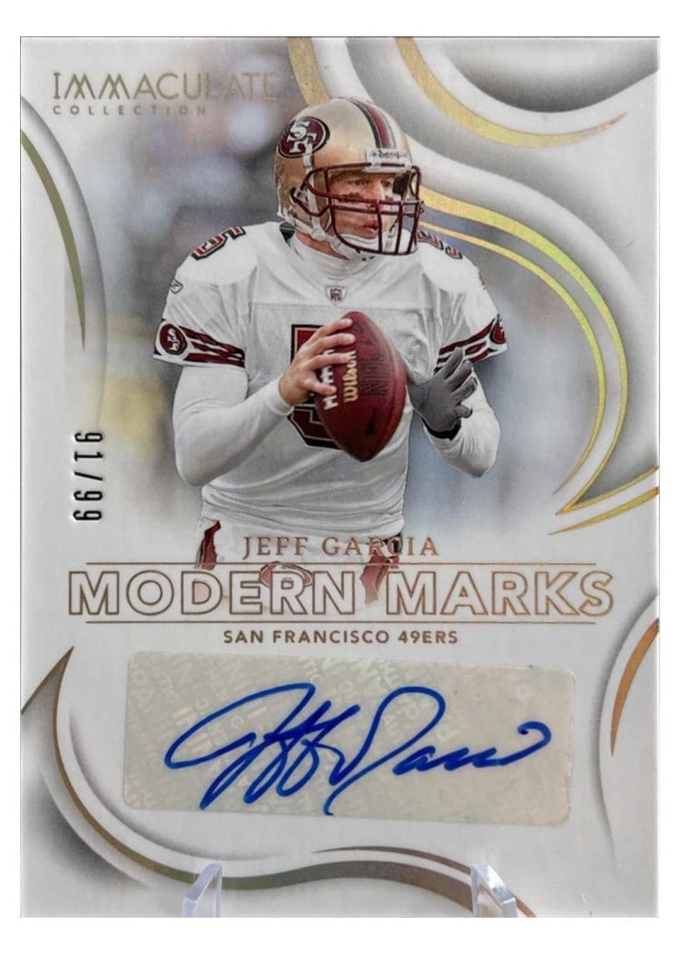 2024 Panini Immaculate Collection Modern Marks Jeff Garcia #19 card