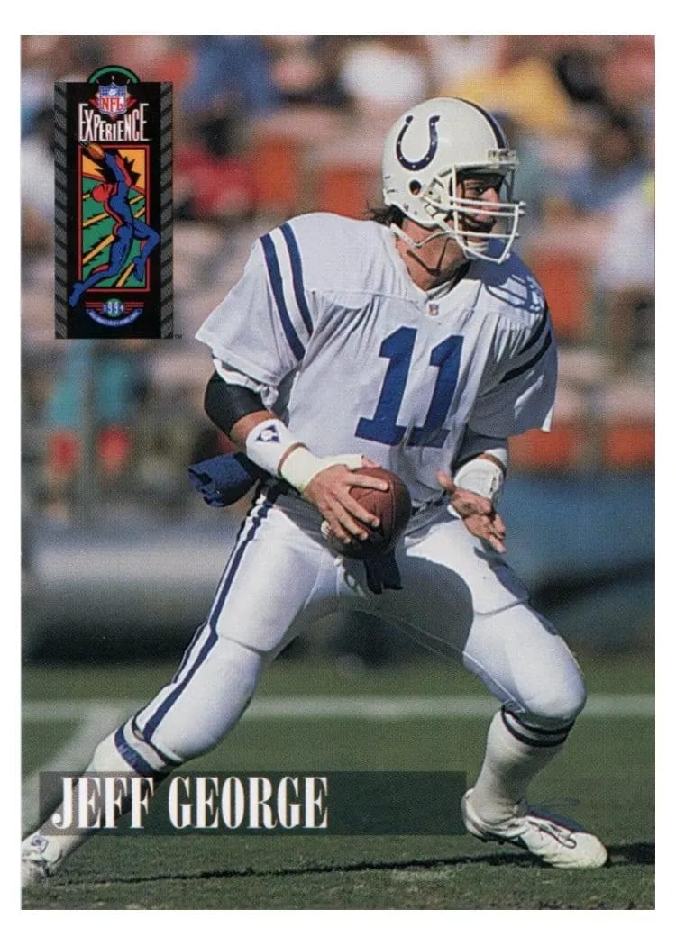 1994 Classic NFL Experience Jeff George #40 card
