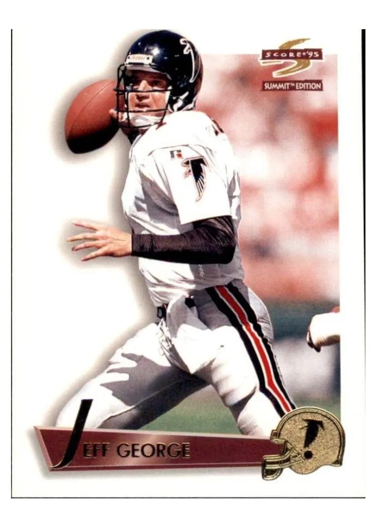 1995 Summit Jeff George #38 card