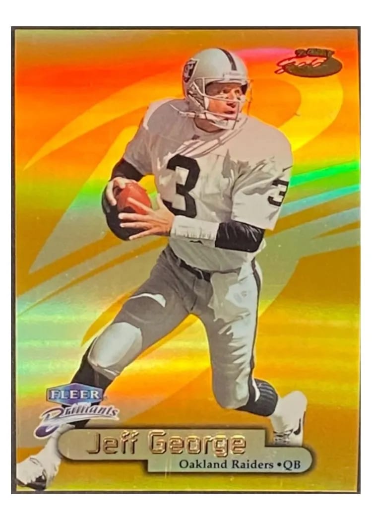 1998 Fleer Brilliants Jeff George #74TG card