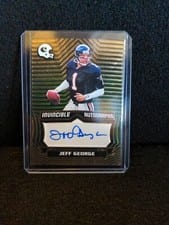 2021 Panini Chronicles Invincible Autographs Jeff George #INV-JGE card