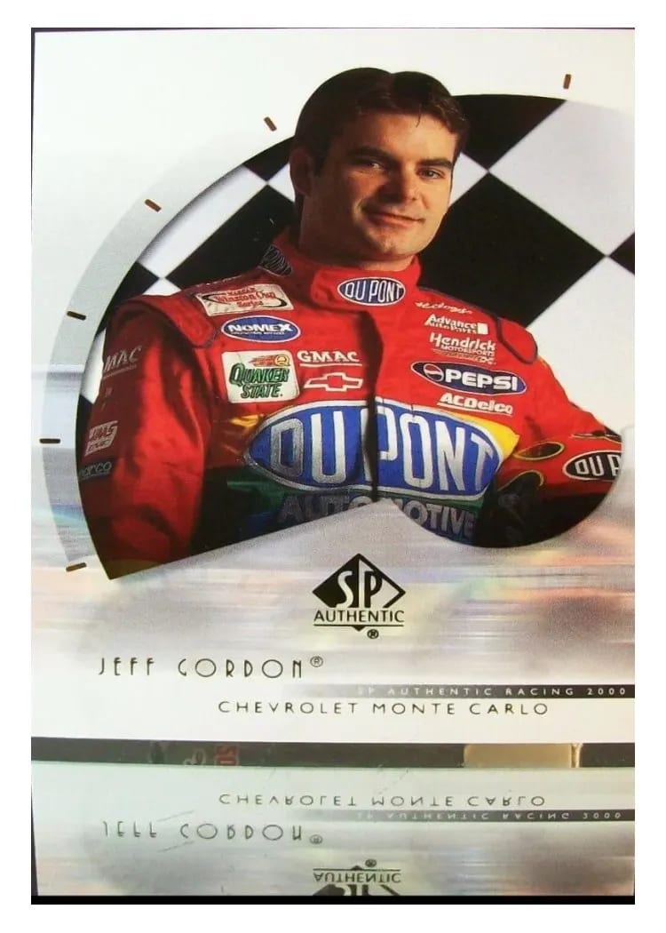 2000 SP Authentic Jeff Gordon #12 card