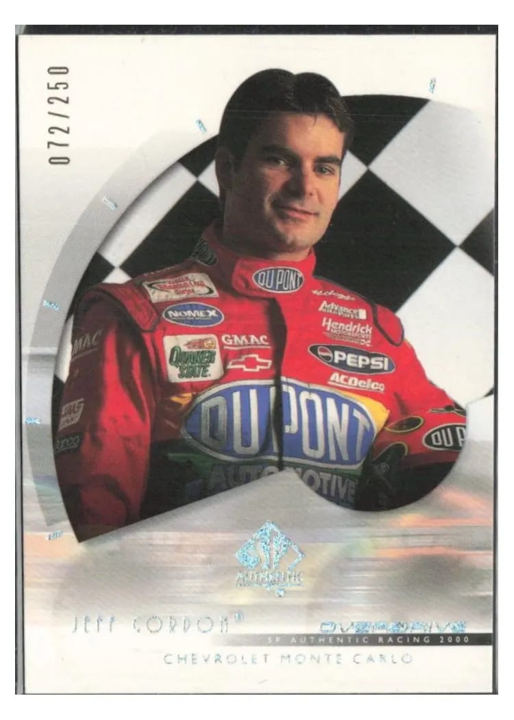 2000 SP Authentic Jeff Gordon #12 card