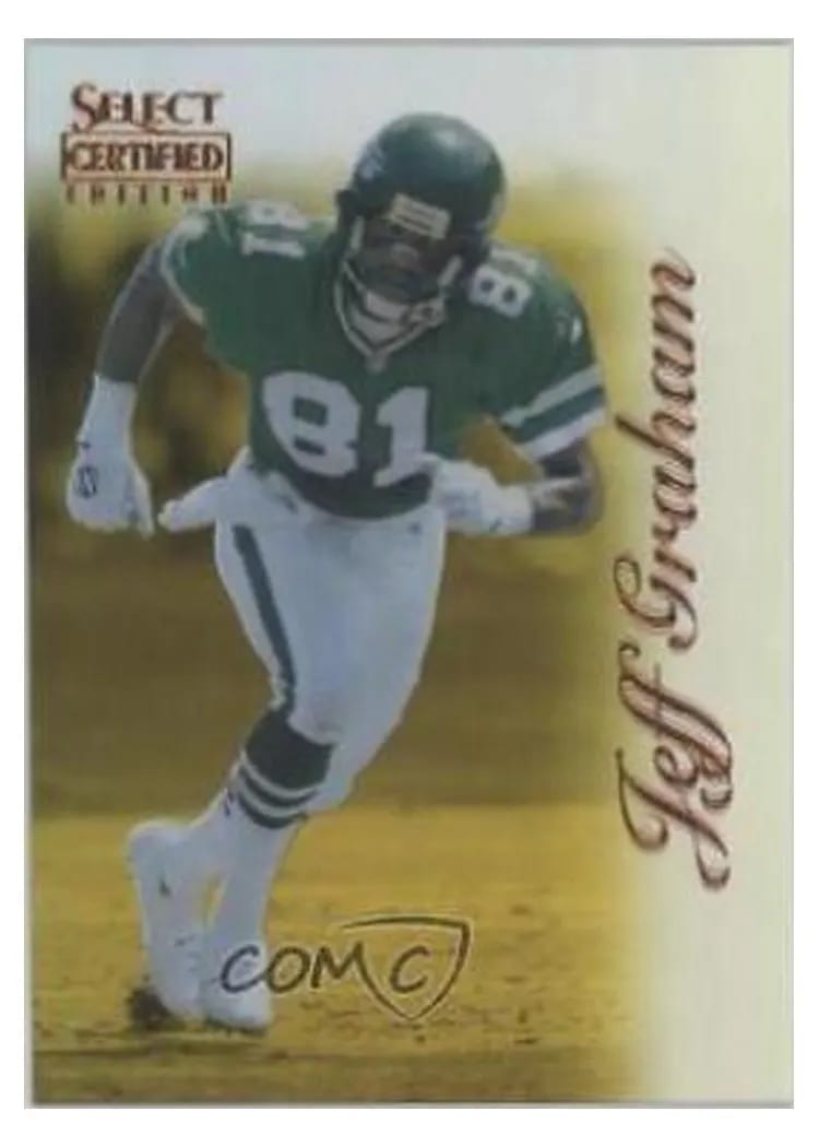 1996 Select Certified Jeff Graham #34 card