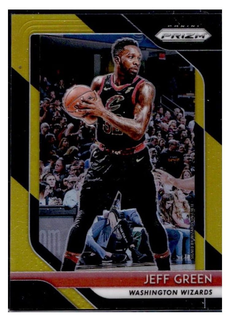 2018-19 Panini Prizm Base Set Jeff Green #283 card
