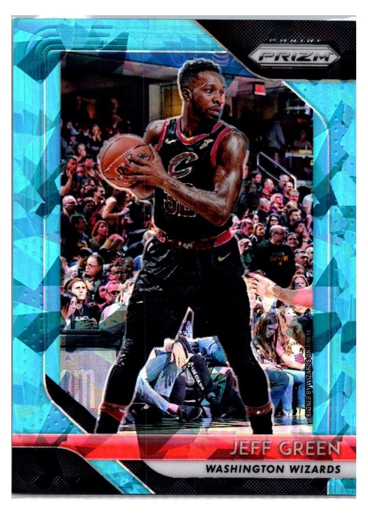 2018-19 Panini Prizm Base Set Jeff Green Blue Ice Prizm #283 card