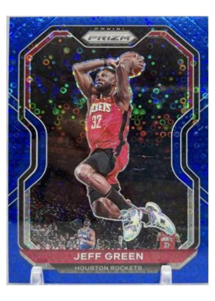 2020-21 Panini Prizm Base Set Jeff Green Fast Break Blue Prizm #2 card