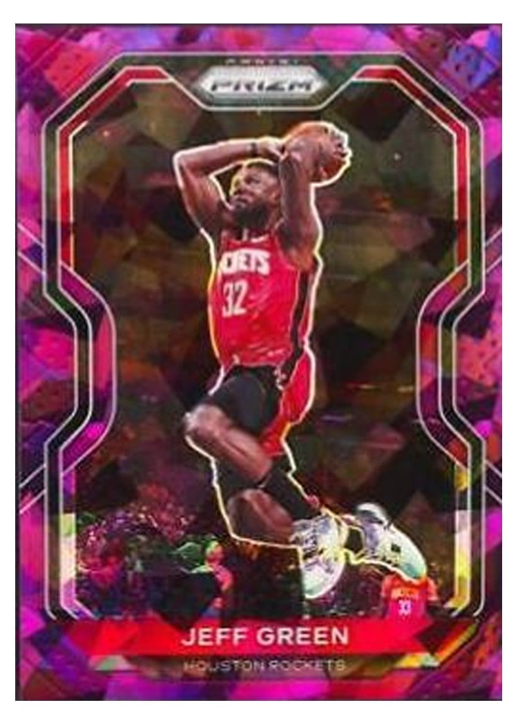 2020-21 Panini Prizm Base Set Jeff Green Green Ice Prizm #2 card