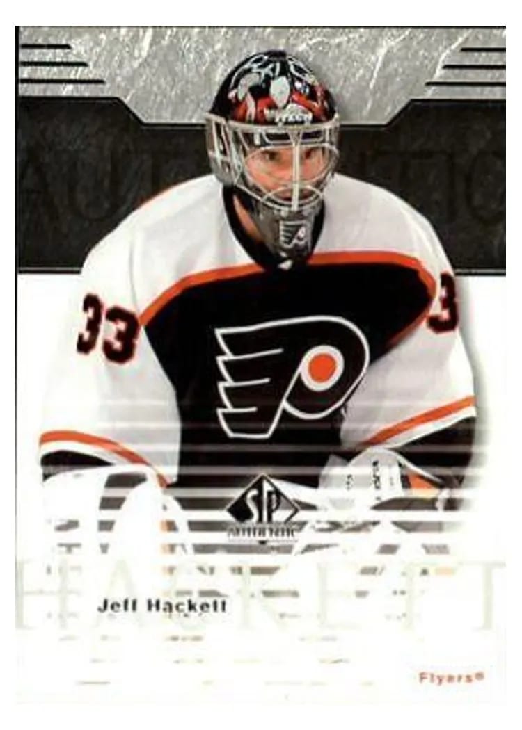 2003 SP Authentic Jeff Hackett #64 card