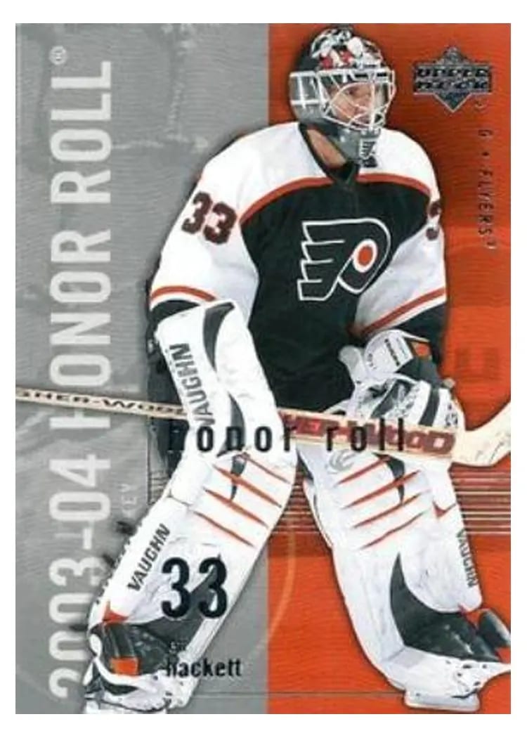 2003 Upper Deck Honor Roll Jeff Hackett #48 card