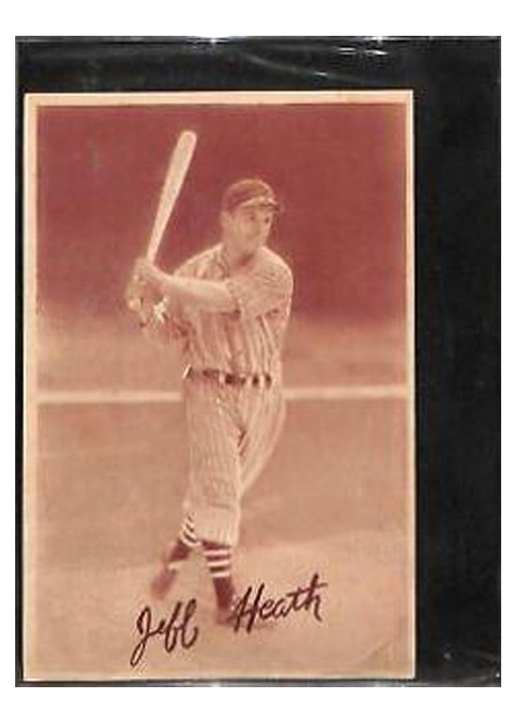 1939 Goudey Premiums R303 B Jeff Heath card