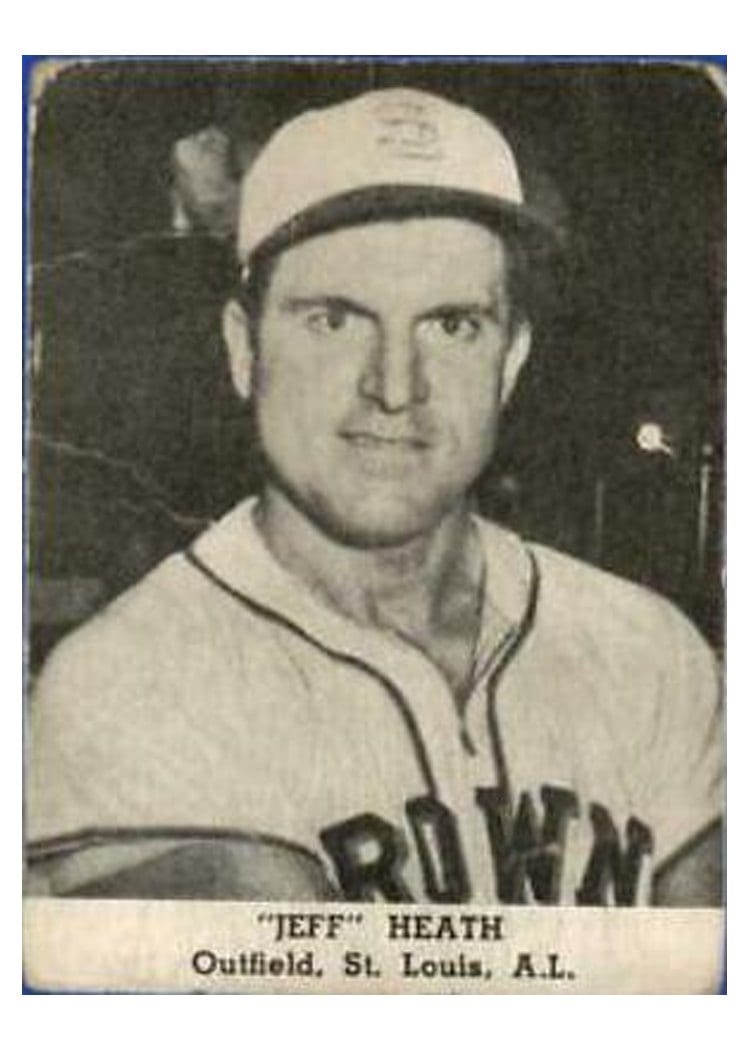 1947 Tip Top Bread 'Jeff' Heath card