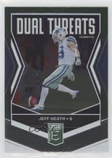 2019 Panini Donruss Elite Dual Threats Jeff Heath #DT-8 card