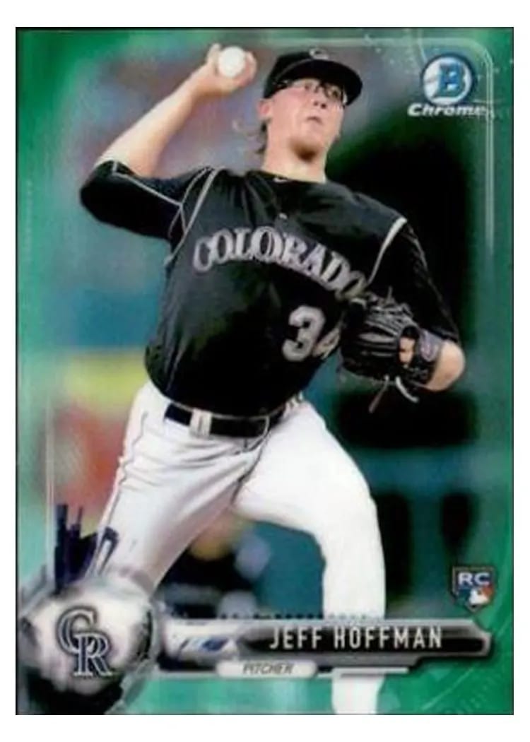 2017 Bowman Chrome Mini Jeff Hoffman #4 card