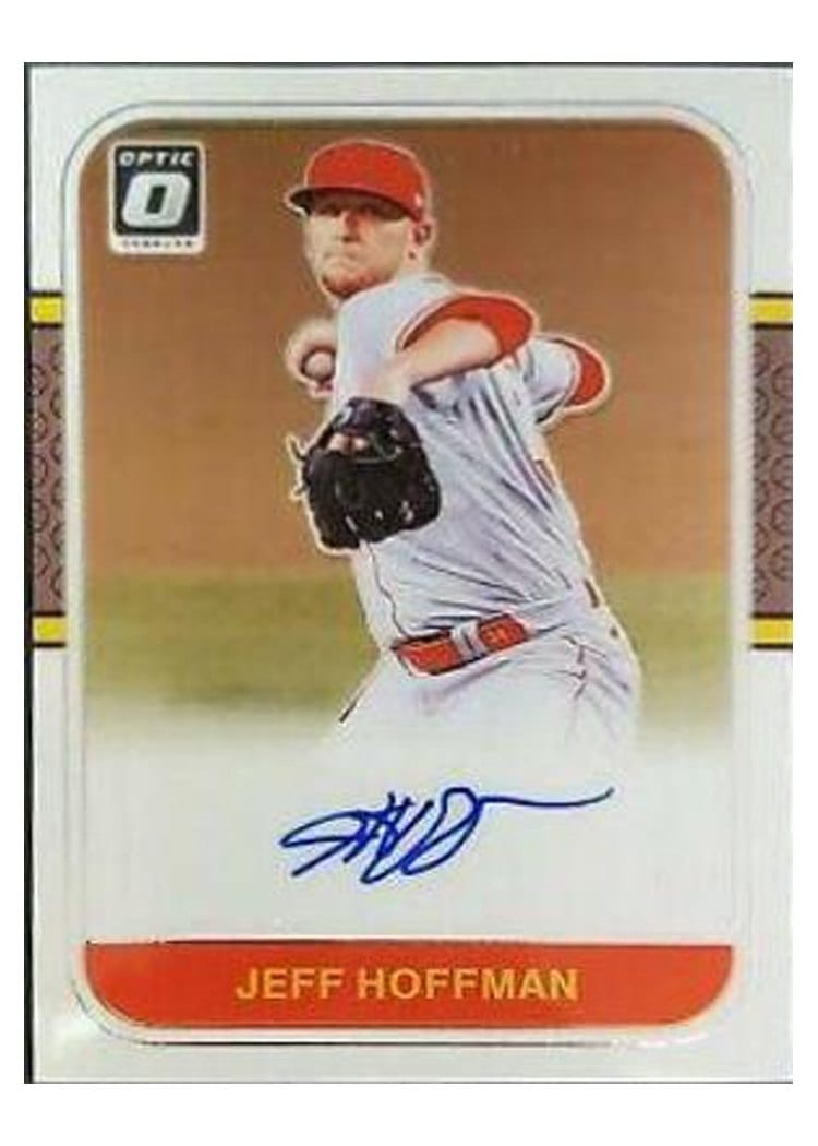 2021 Donruss Optic Retro 1987 Signatures Jeff Hoffman #RS87-JH card