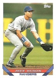 1993 Topps Base Set Jeff Huson #143 card
