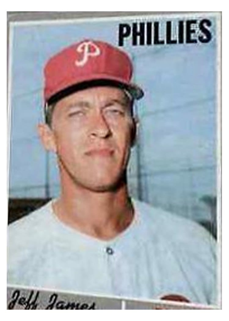 1970 Topps Jeff James #302 card