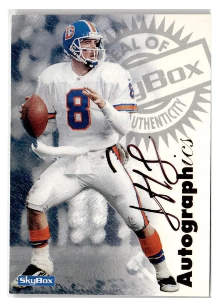 1997 Skybox Premium Autographics Jeff Lewis card