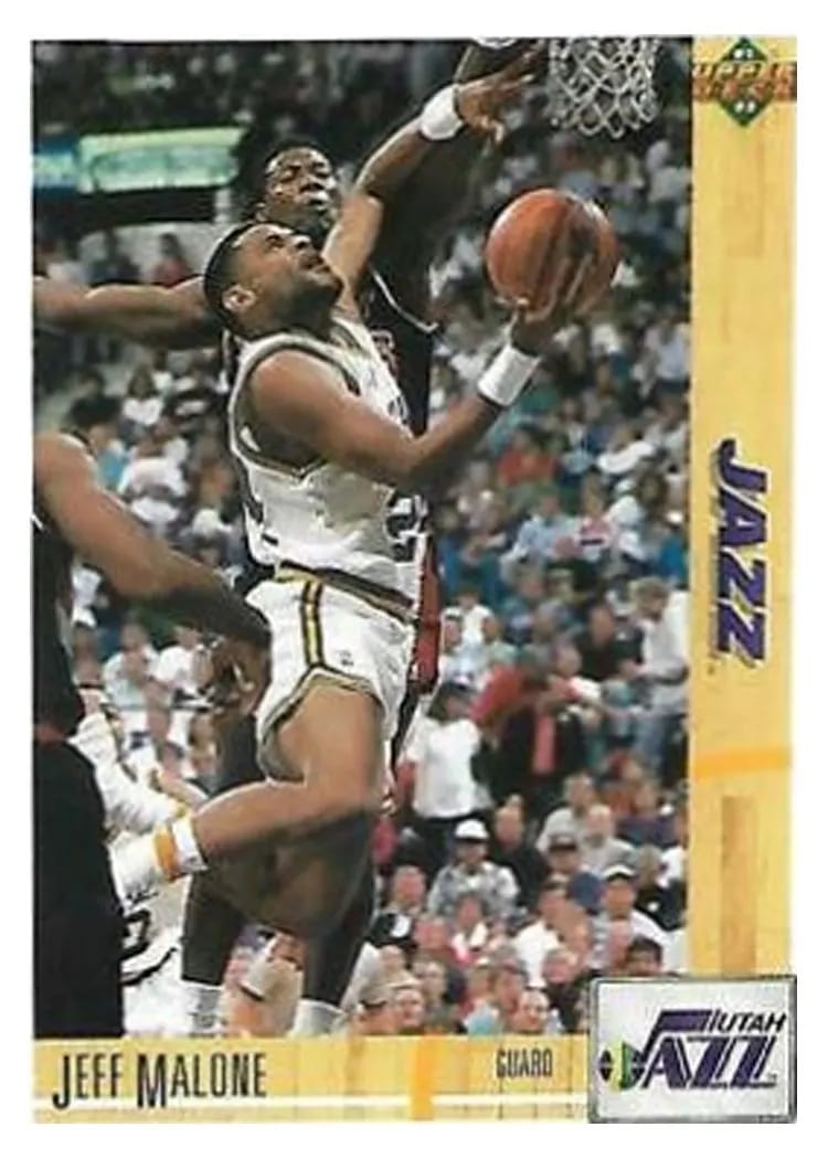 1991 Upper Deck Jeff Malone #166 card