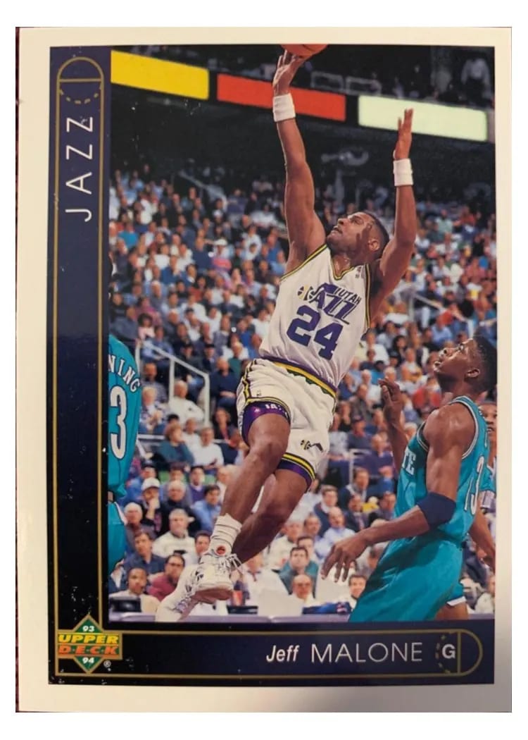 1993 Upper Deck Jeff Malone #52 card