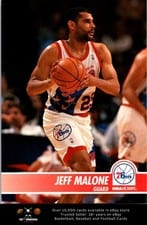 1994-95 Hoops Base Set Jeff Malone #162 card