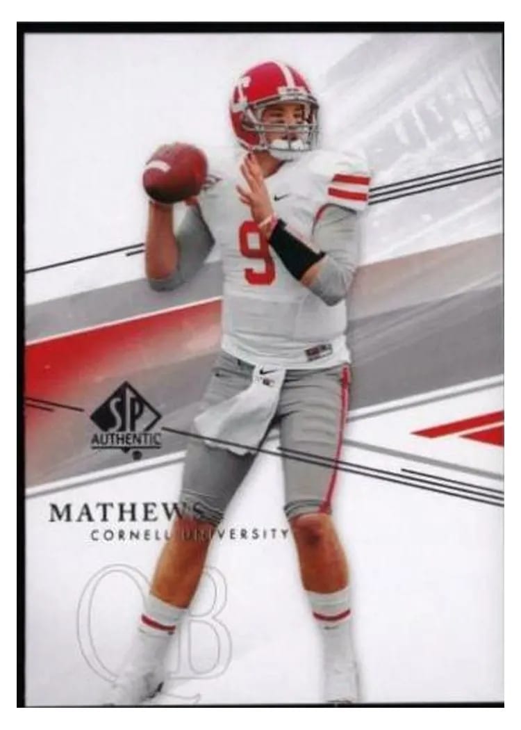 2014 SP Authentic Jeff Mathews #45 card