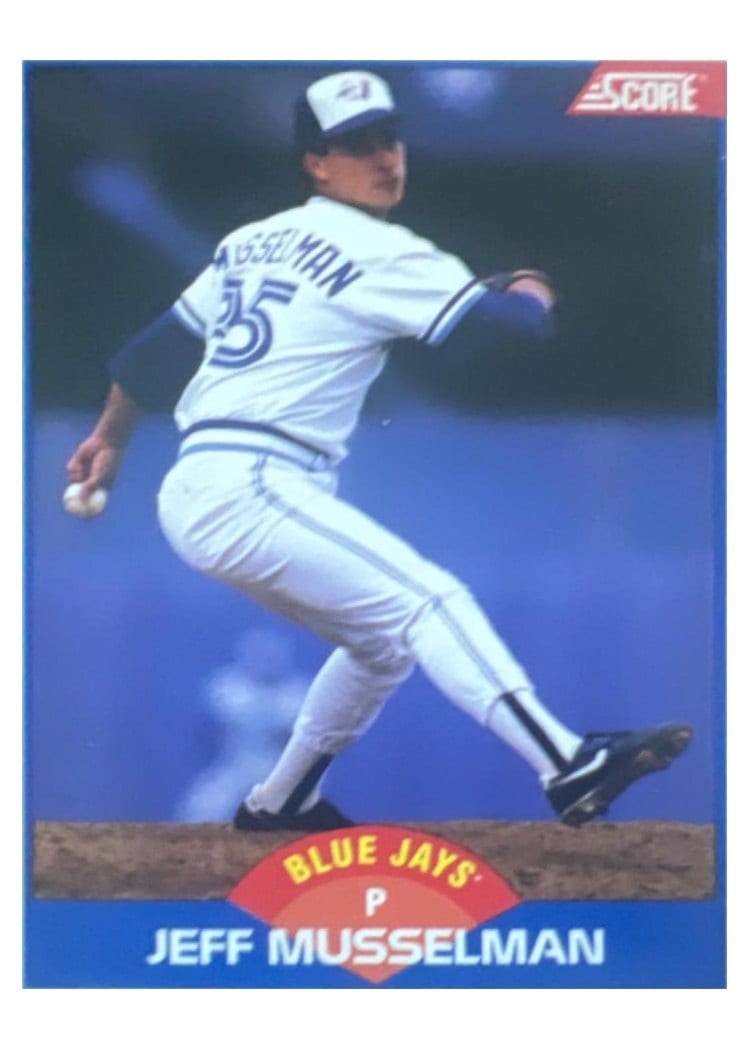 1989 Score Jeff Musselman #558 card