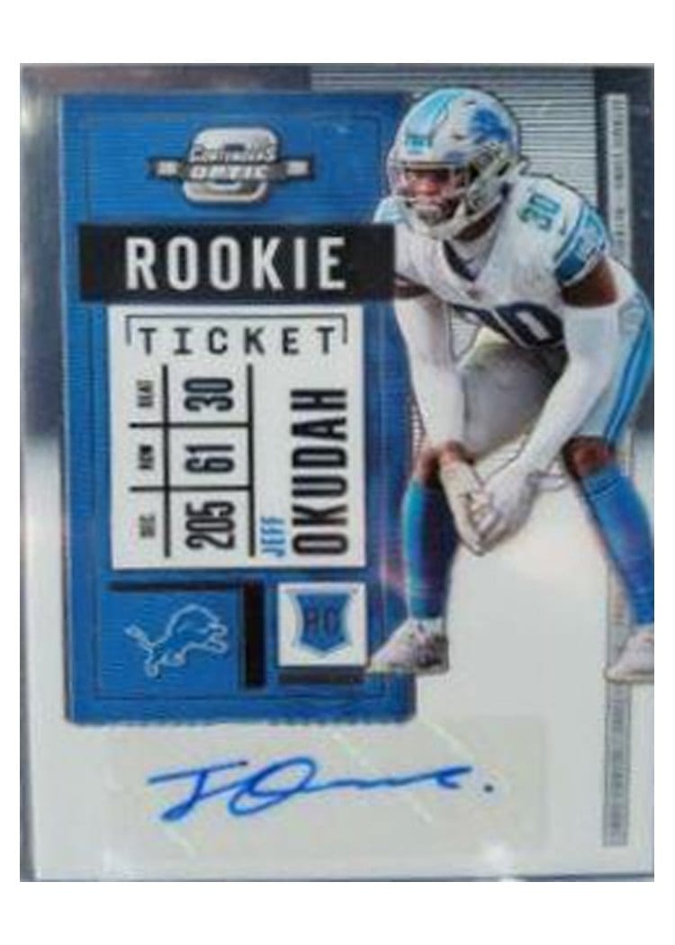 2020 Panini Contenders Optic Base Set Jeff Okudah #143 card