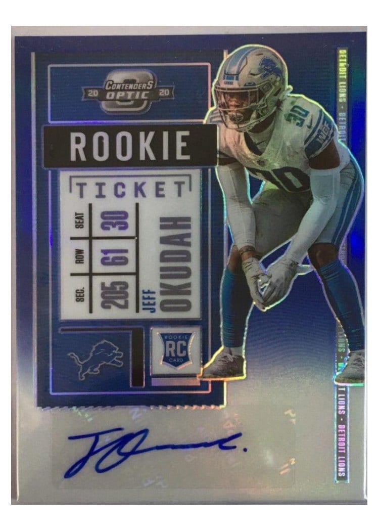 2020 Panini Contenders Optic Base Set Jeff Okudah #143 card