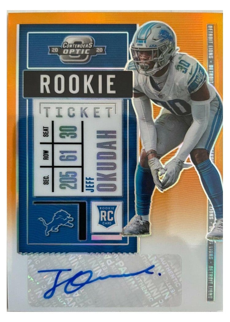 2020 Panini Contenders Optic Base Set Jeff Okudah #143 card