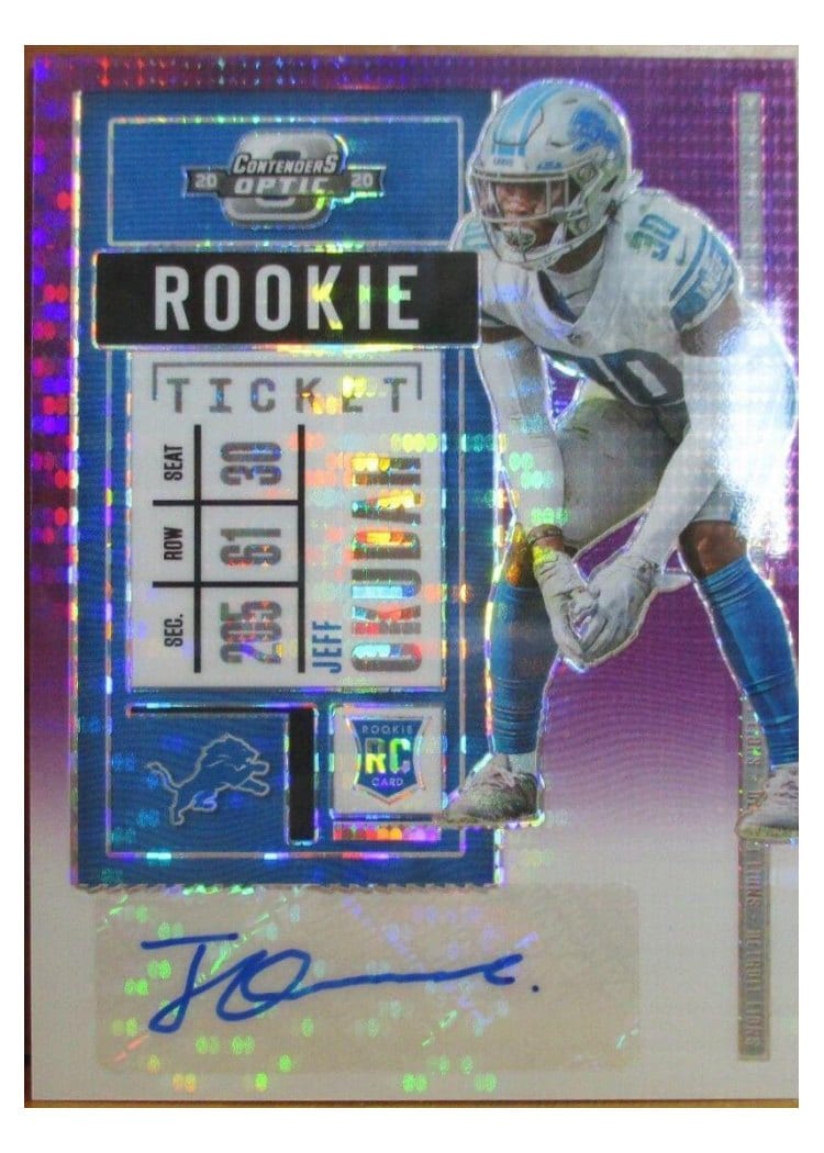 2020 Panini Contenders Optic Base Set Jeff Okudah #143 card