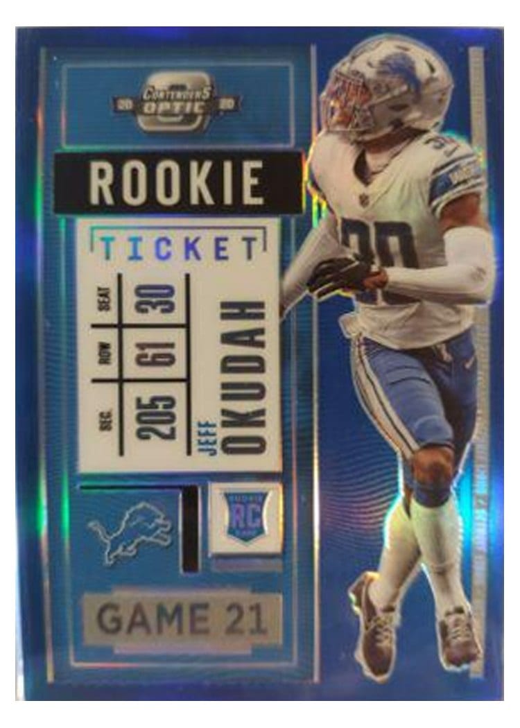 2020 Panini Contenders Optic Base Set Jeff Okudah #98 card