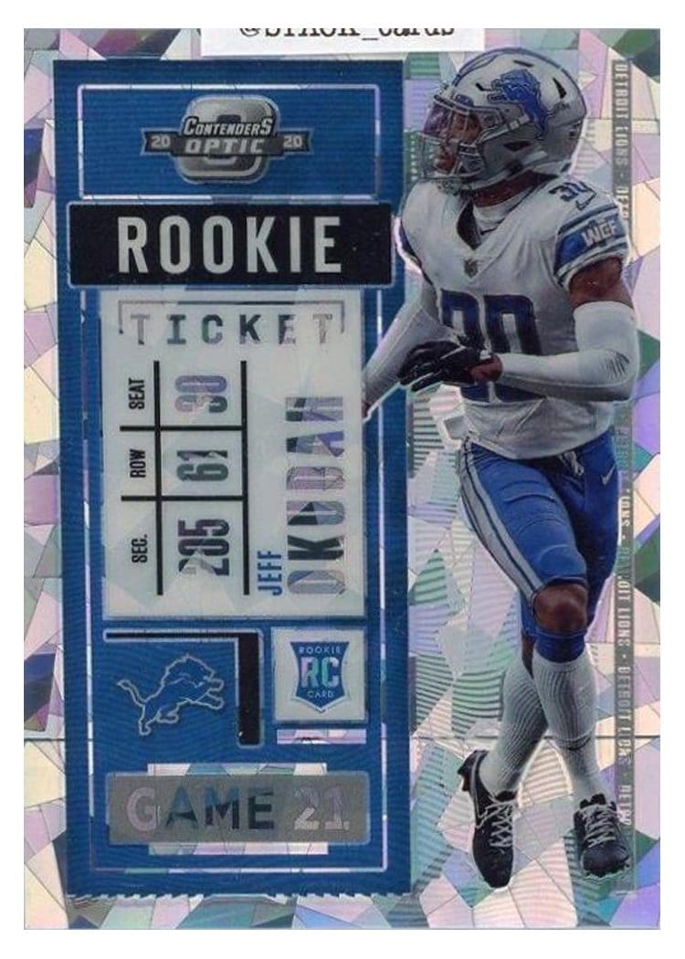 2020 Panini Contenders Optic Base Set Jeff Okudah #98 card